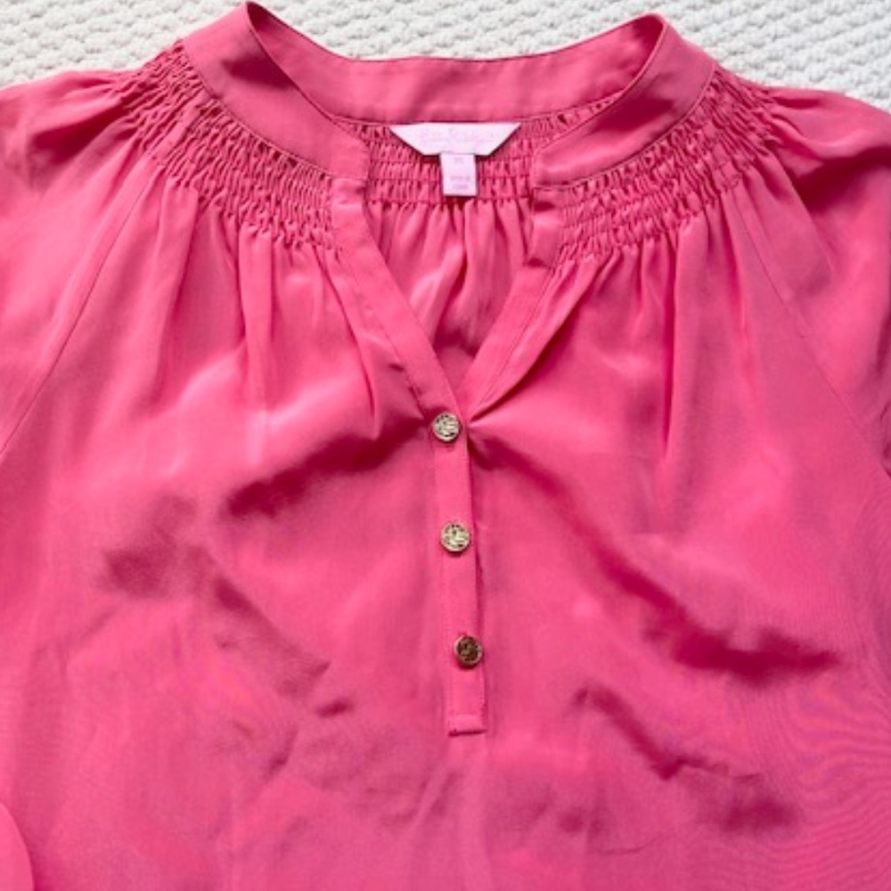 Lilly Pulitzer Elsa Silk Top, XS